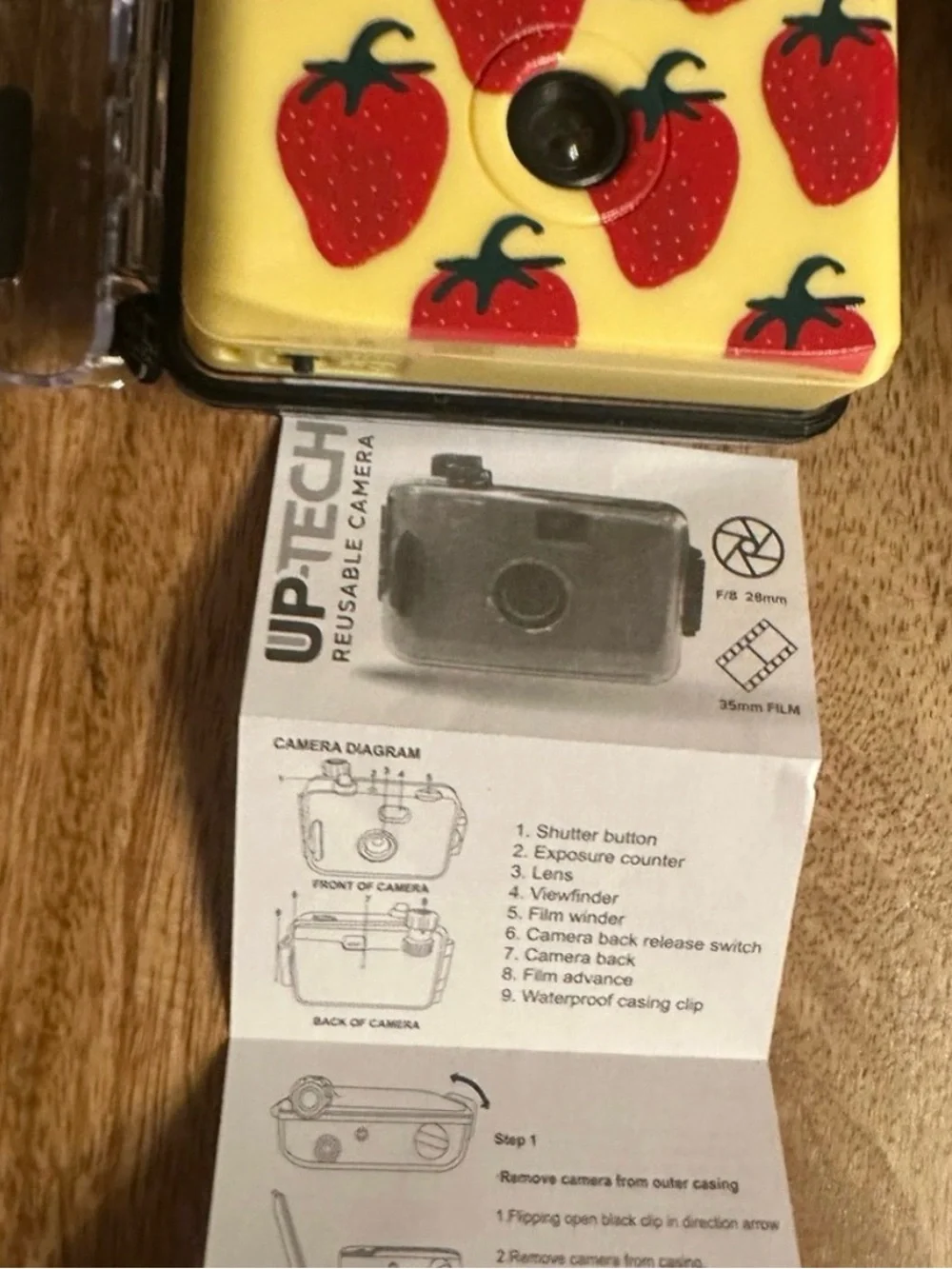 REUSABLE Waterproof CASE protected Film Camera